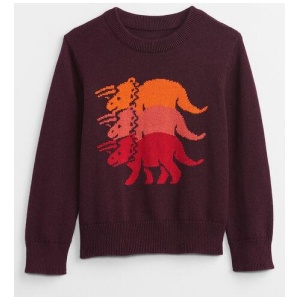Toddler Dino Intarsia Sweater
