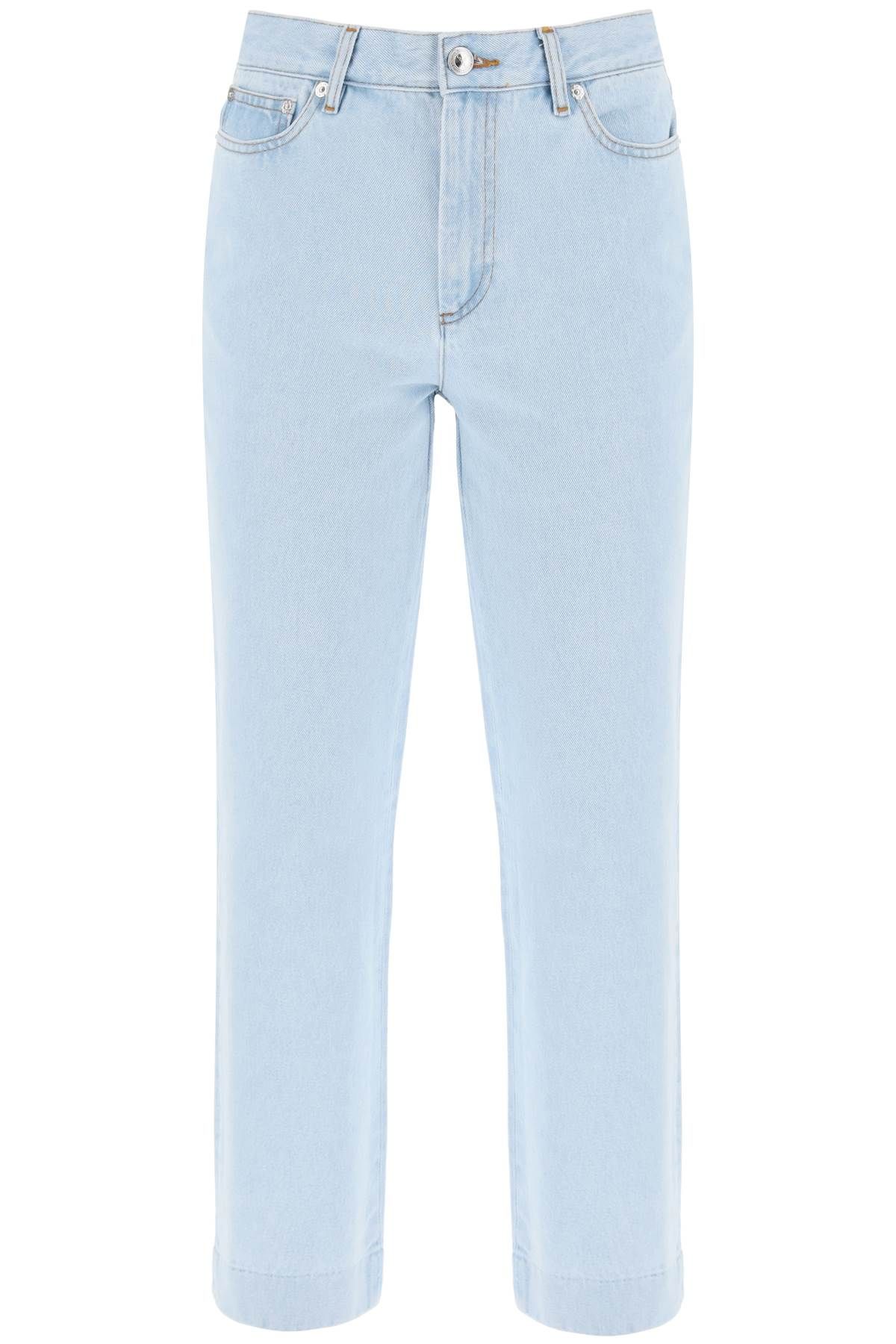 A. P.C. new sailor straight cut cropped jeans