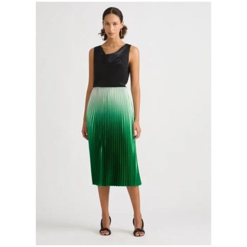 Akari Ombre Pleat Skirt