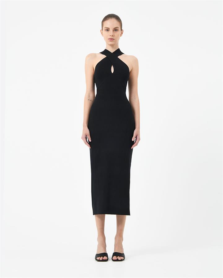 Beatrix Criss-cross Neck Dress