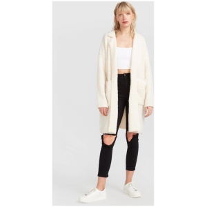 Belle And Bloom Sale | Women's Days Go By Sustainable Blazer Cardigan | Cream | S/M | Nylon Jackets | Afterpay Available