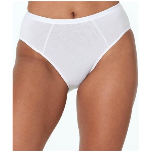 Bendon Body Cotton High Cut Brief - White S 14-534 Knickers Underwear Panties - Afterpay Available