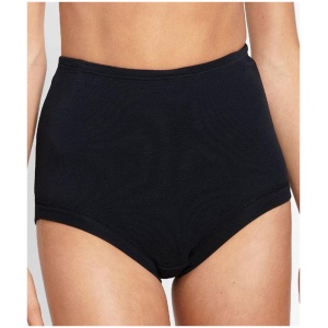 Bonds Cottontails Full Brief With Lycra - Black 10 WUFQA Plus Size Knickers Underwear Panties - Afterpay Available