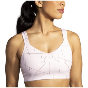 Brooks Convertible Sports Bra Women's ROSEWATER GEO PRINT B