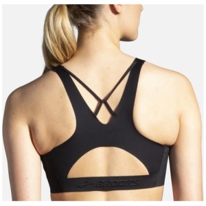 Brooks V Neck Sports Bra Women's BLACK AB