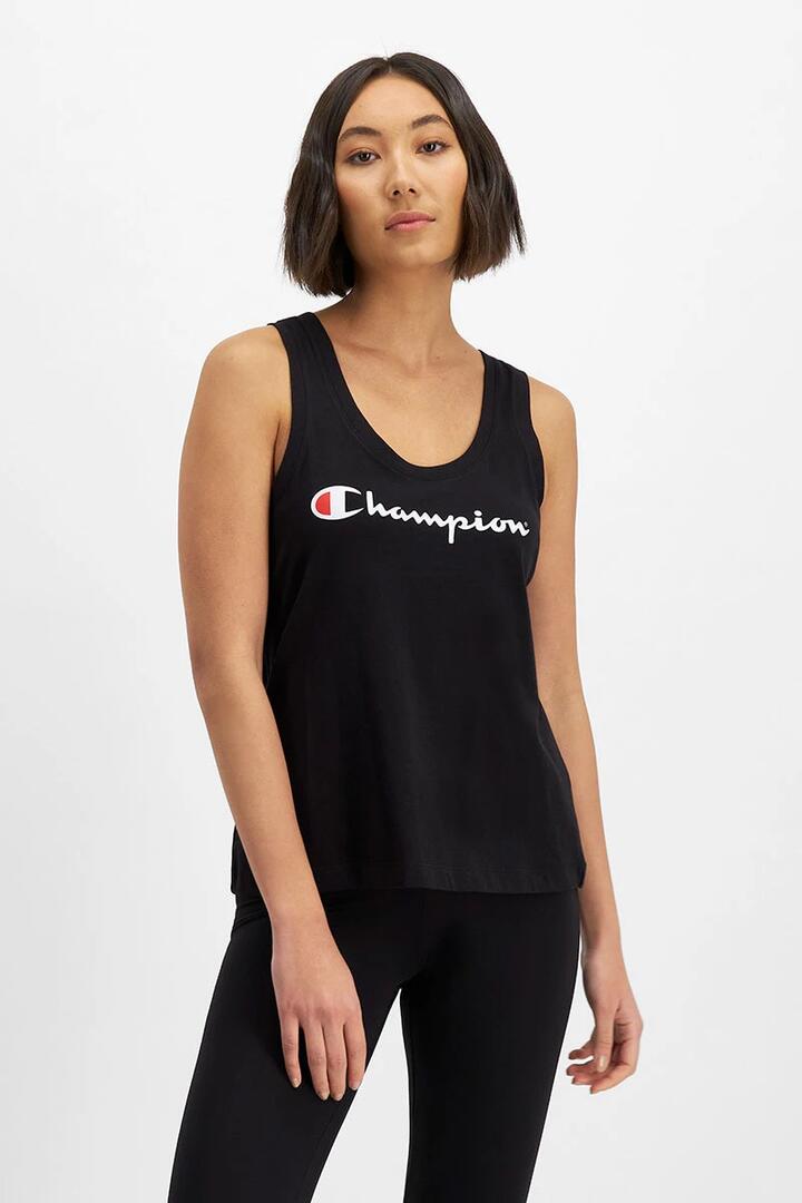 Champion Sale | Women's Script Tank | XS | Cotton T-Shirts & Singlets | Afterpay Available