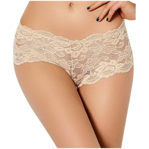 Curvy Floral Lace Brief - Nude 8-12 P5059 Knickers Underwear Panties - Afterpay Available