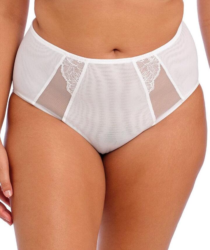 Elomi Brianna Full Brief - White EL8085 Knickers Underwear Panties - Afterpay Available