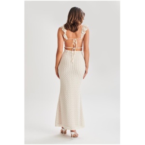 Ezra Lace Maxi Dress - Ivory