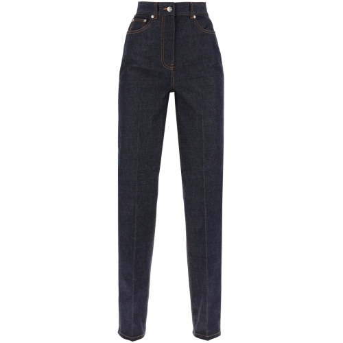 FERRAGAMO straight jeans with contrasting stitching details.