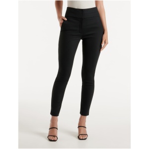 Forever New Women's Georgia High-Waist Full-Length Pants in Black