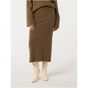 Forever New Women's Layla Co-ord Midi Skirt in Hazelnut