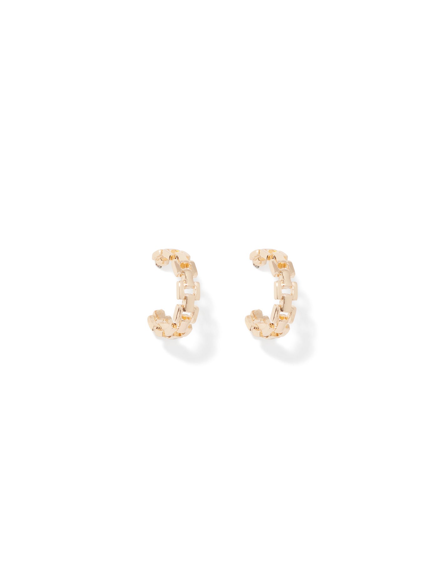 Forever New Women's Lorna Link Hoop Earrings in Gold