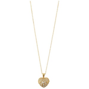 Gold Heart Locket Pendant