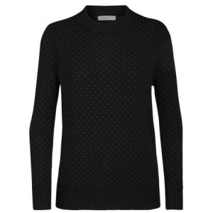 Icebreaker Waypoint Crewe Sweater - Black