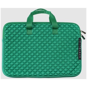 Jett Black Sale Women's Cabo Emerald 13" Neoprene Laptop Carry Sleeve One Size Fashion Tote Bags Afterpay Available