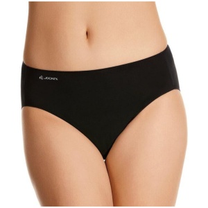 Jockey No Panty Line Promise Tactel Hi Cut Brief - Black 10 WWK8 Knickers Underwear Panties - Afterpay Available