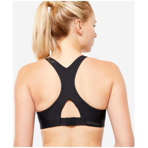 Kalenji Women's Invisible Sports Bra With High-support Cups - Black | Buy Online With Afterpay & Zip