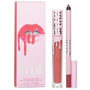 Kylie By Kylie Jenner Matte Lip Kit: Matte Liquid Lipstick 3ml + Lip Liner 1.1g - # 704 Sweater Weather 2pcs Make Up