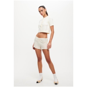 Lioness Sale | Women's COME AS YOU ARE SHORTS | IVORY | IVORY / L | Viscose Shorts | Afterpay Available