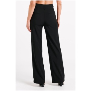 Lisa High Waist Suiting Trousers - Black