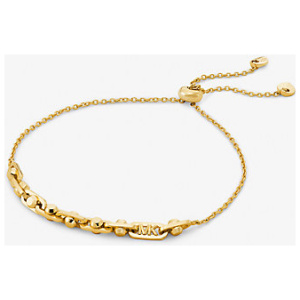 MK Astor Precious Metal-Plated Sterling Silver Link Slider Bracelet - Gold - Michael Kors