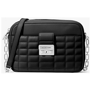 MK Tribeca Medium Quilted Leather Camera Bag - Black - Michael Kors