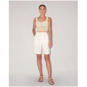 Magali Pascal Sale | Women's FLORENTINE SHORTS | S | Linen Designer Shorts | Afterpay Available