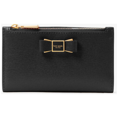 Morgan Bow Embellished Small Slim Bifold Wallet