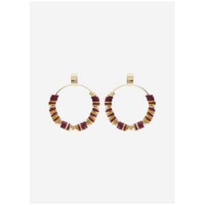 Multi Disc Hoop Earring