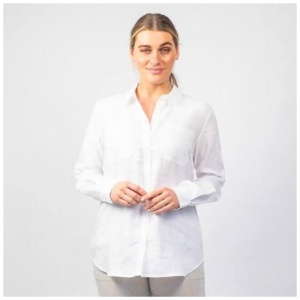 Naturals by O & J Linen Shirt - White