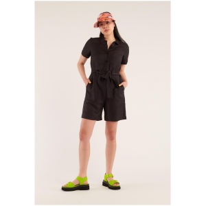 Obus Sale | Women's Perseverance Short Boilersuit | 12 | Linen Jumpsuit & Playsuit | Afterpay Available