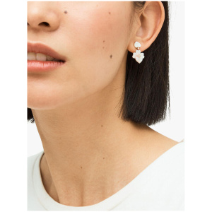 Precious Pansy Drop Earrings