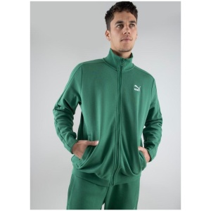 Puma T7 Track Jacket in Green