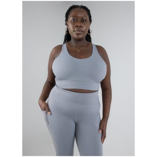 Stryde Drill Sports Bra - Curve in Grey