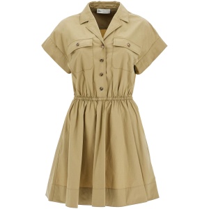 TORY BURCH mini poplin chemisier dress