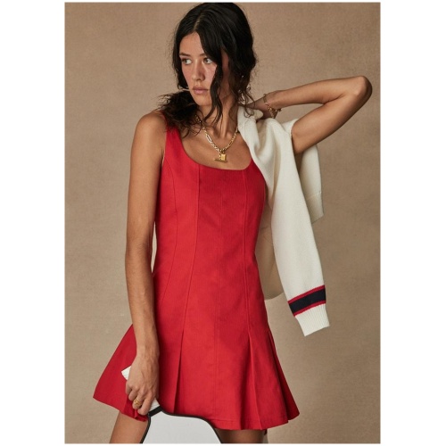 The Upside Sale Women's JONES MINI DRESS CHILLI [USW423064] S Cotton Mini Dresses Afterpay Available