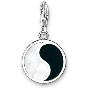 Thomas Sabo Sale | Women's Charm Pendant "Yin & Yang" | One Size | Fashion Charms | Afterpay Available