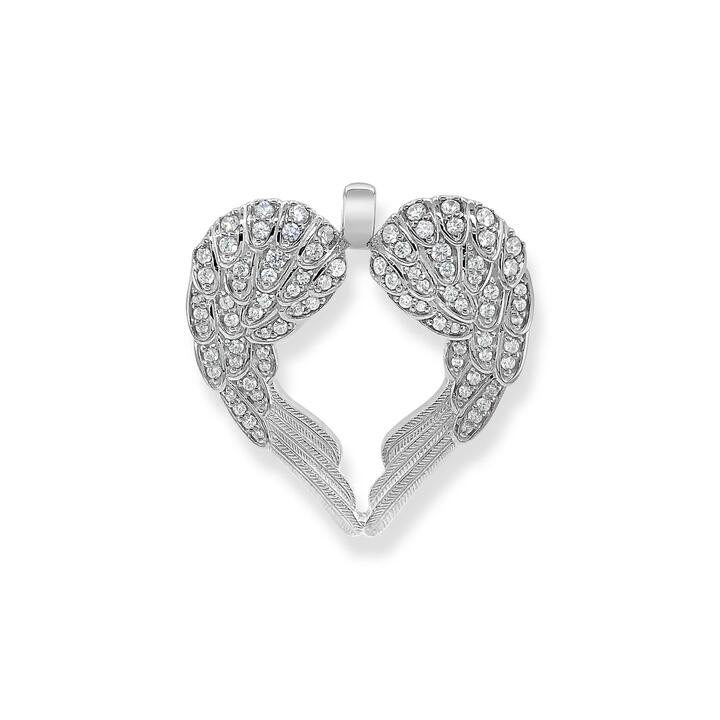 Thomas Sabo Sale | Women's Pendant Winged Heart Large | One Size | Fashion Charms | Afterpay Available