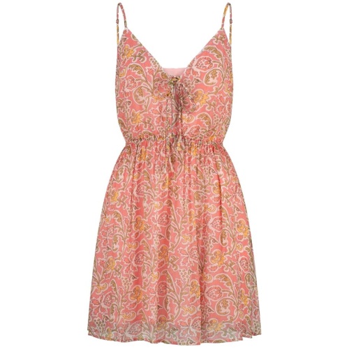 Tigerlily Sale Women's Genevieve Audrey Mini Dress Peach Blossom Peach / 6 Viscose Mini Dresses Afterpay Available