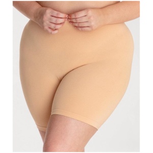 Underbliss Seamless Bamboo Blend Anti-Chafing Shorts - Frappe M SM23100 Plus Size Shapewear - Afterpay Available