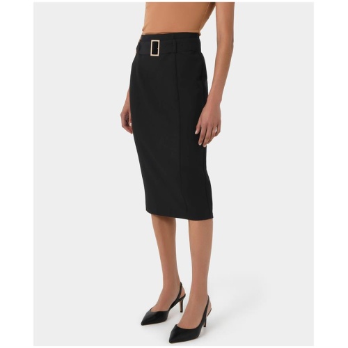 Victoria Belted Pencil Skirt