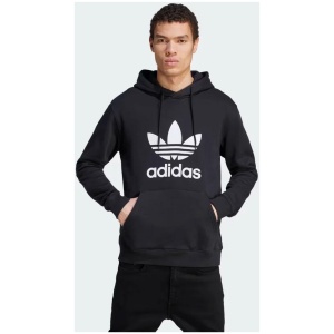 Adidas Sportswear Trefoil Hoodie Big & Tall in Black