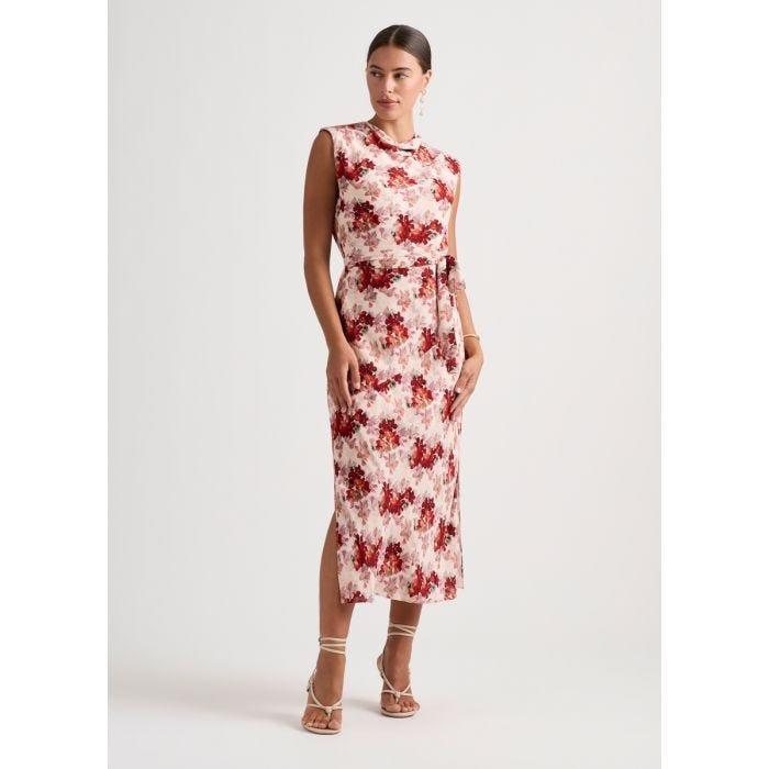 Brigita Sleeveless Silk Dress