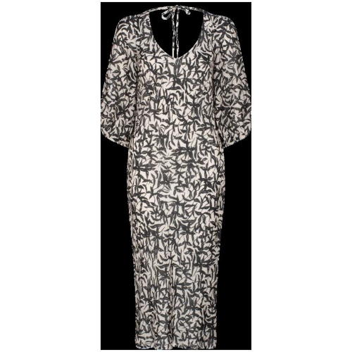 Caravan And Co Sale Women's MIRABELLA BALLOON SLEEVE BIAS DRESS BLACK 8 Cotton Midi Dresses Afterpay Available