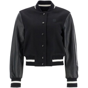 GIVENCHY wool and leather varsity jacket