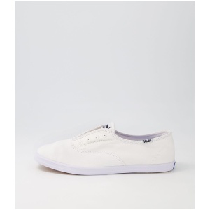 Keds Chillax Ke White Canvas White Sneakers Womens Shoes Casual Casual Sneakers