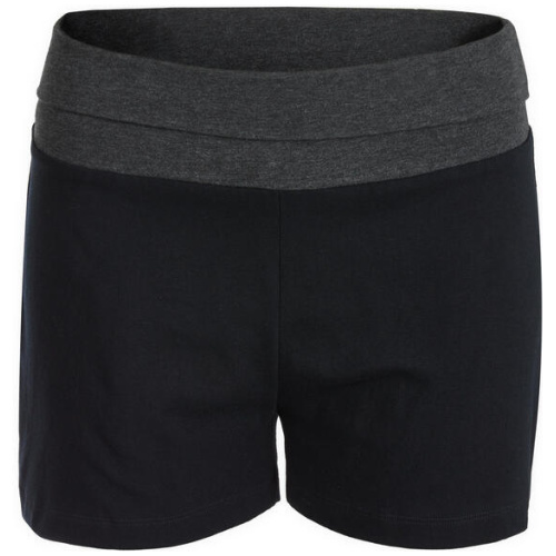 Kimjaly Women's Sustainable Cotton Gentle Yoga Shorts - Black/mottled Grey | Buy Online With Afterpay & Zip