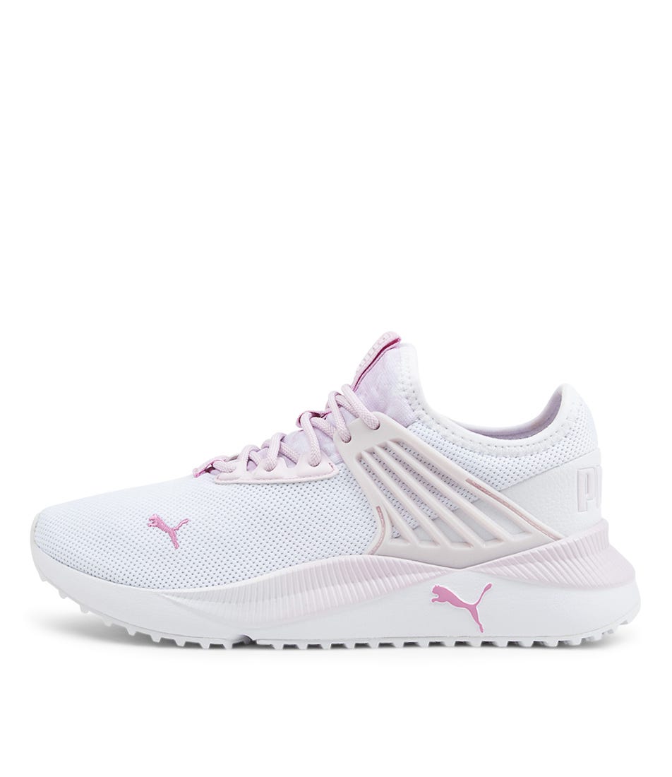 Puma 383200 Pacer Future W Pm White Lavender Opera Mauve Mesh White Lavender Opera Mauve Sneakers Womens Shoes Active Active Sneakers