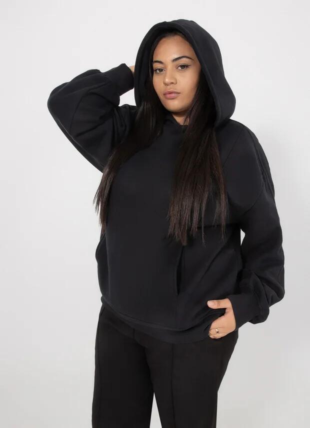 Royàl Dodge Hoodie - Curve in Black